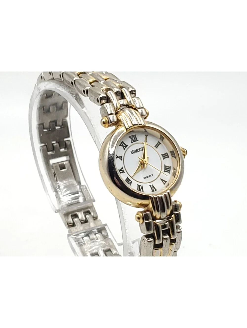 Rumours Quartz Watch New Battey Two-Tone White Dial 20mm